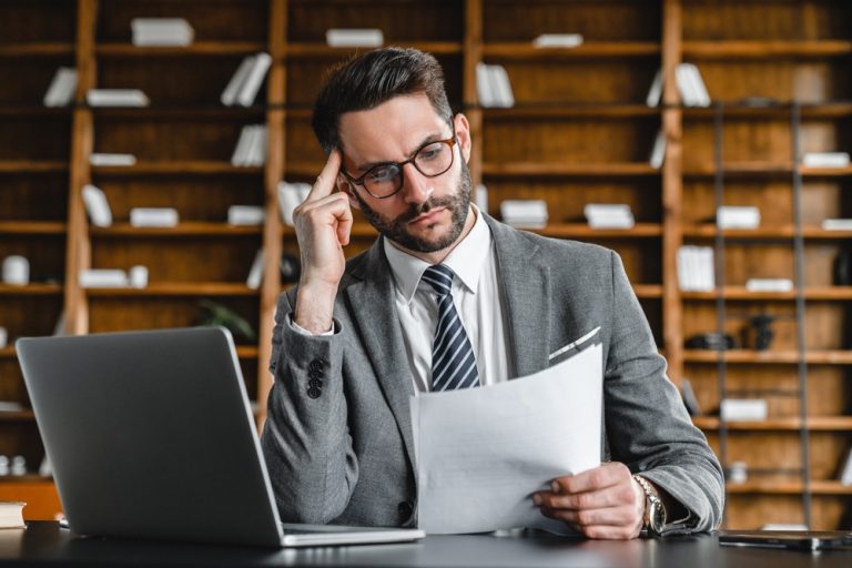 Stressed,Young,Businessman,Having,Hard,Issue,Problem,With,Documents,In