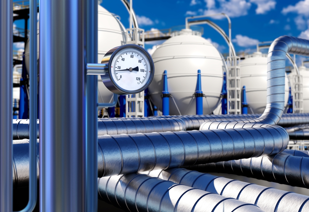 Chemical,Industry.,Factory,For,Production,Of,Tax,Products.,Pipes,With