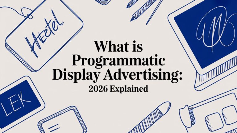 What is programmatic display advertising digital illustration