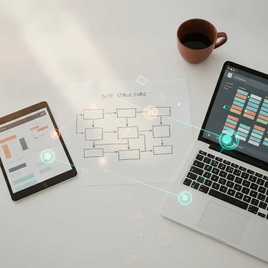 Onsite SEO audit and content strategy workflow